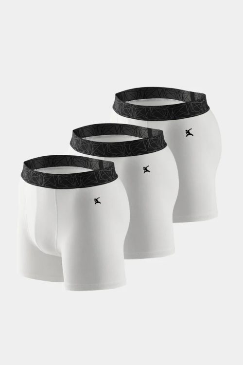 5” Cotton Boxer Trunks 3 Pack